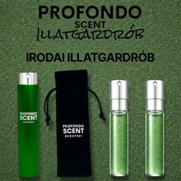   IRODAI ILLATGARDRÓB - FÉRFIAKNAK (2 ILLATTAL ÉS 1 DB FIOLATARTÓ ALUMINIUM TOKKAL)